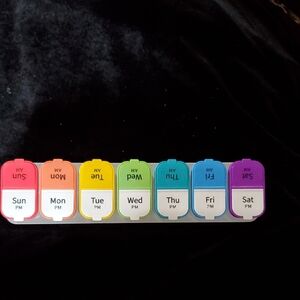 Extra Large, Colorful Weekly Pill Organizer